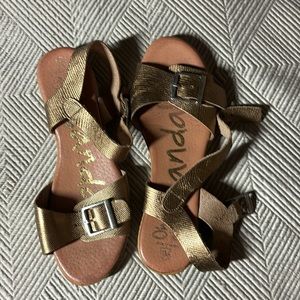 Bronze Gold Sandals